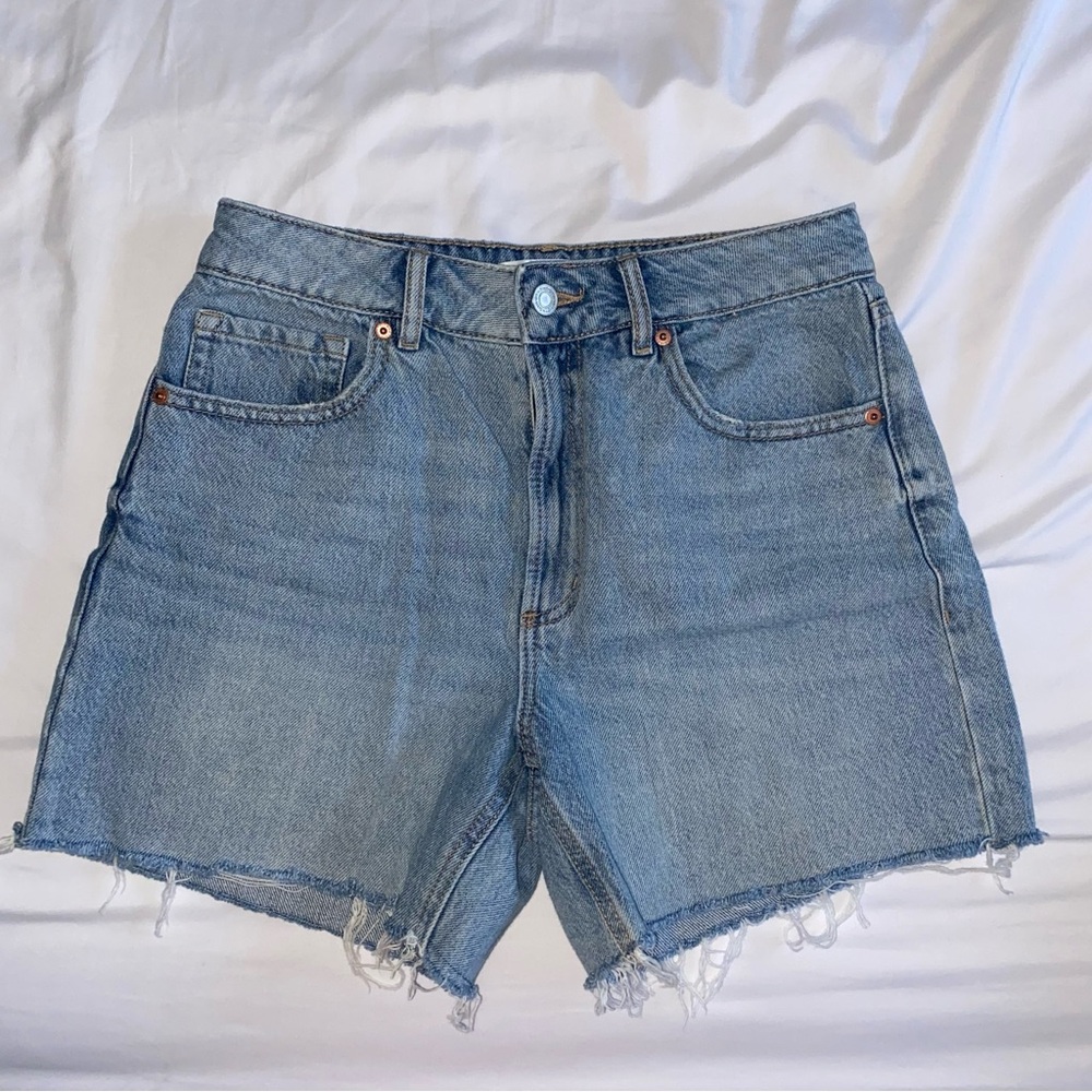 Dynamite Light Blue Jean Shorts